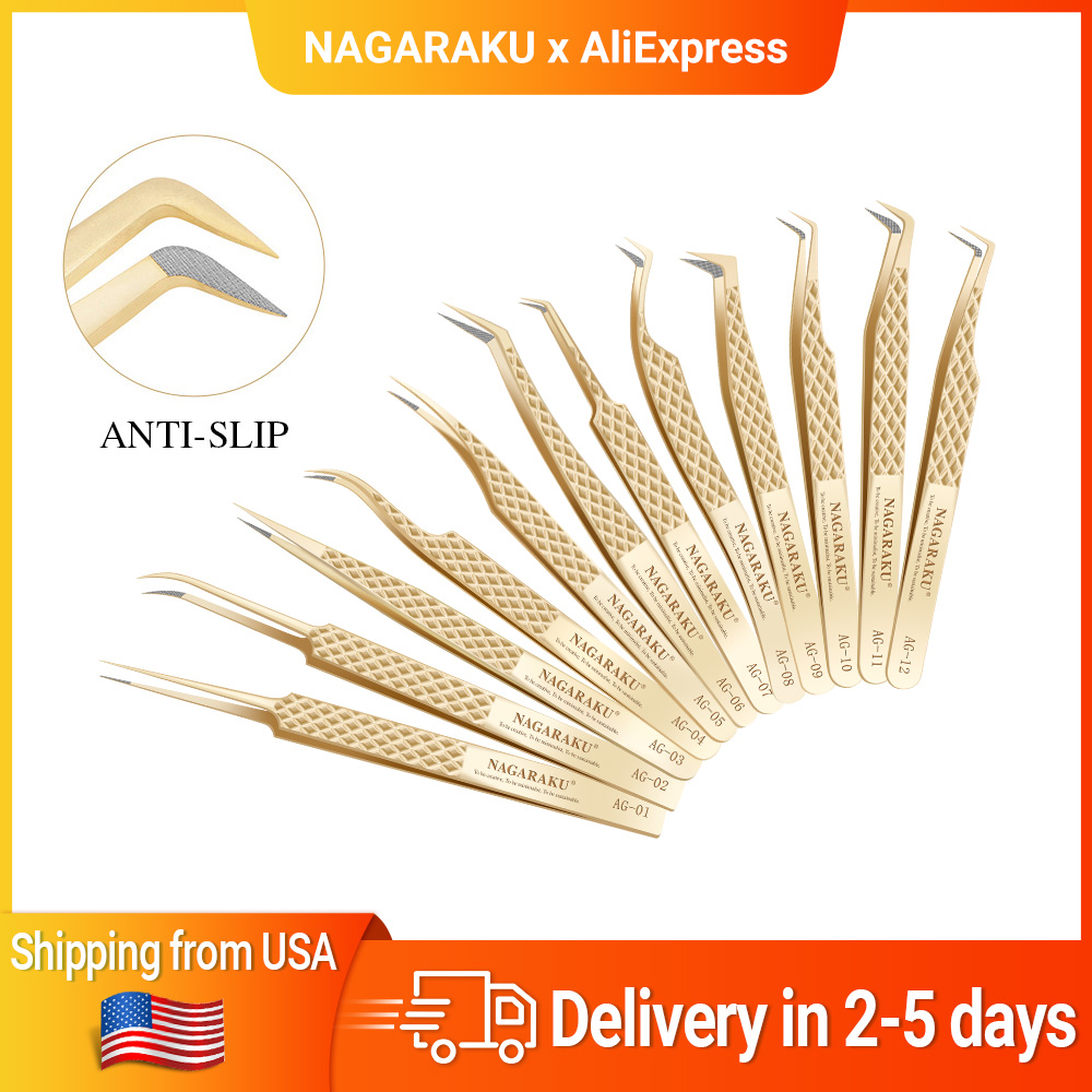 Eyelash Extension Usa - NAGARAKU AG Tweezers For Eyelash Extension