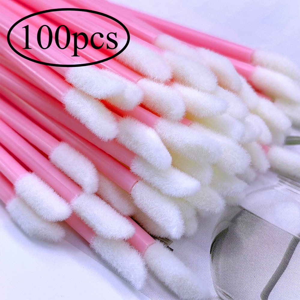 Eyelash Extension Vendor - 100Pcs Disposable Lip Brush Eyelash Extension