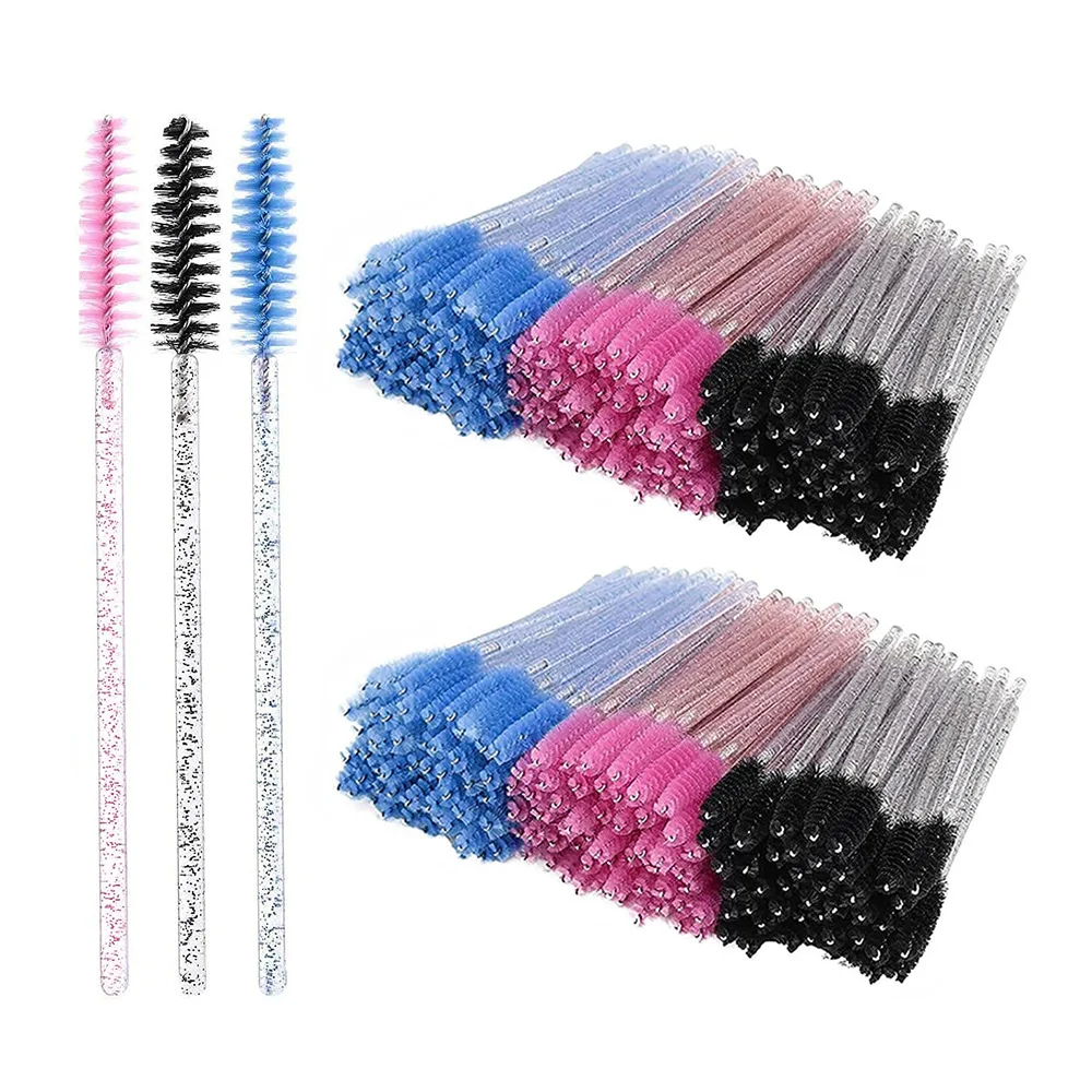 Eyelash Extension Examples - 50pcs Eyelash Brushes Mascara Wands Applicator