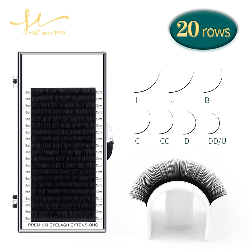 Eyelash Extension For Asian Eyes - H&L SINCE 1990 20Rows Faux Individual