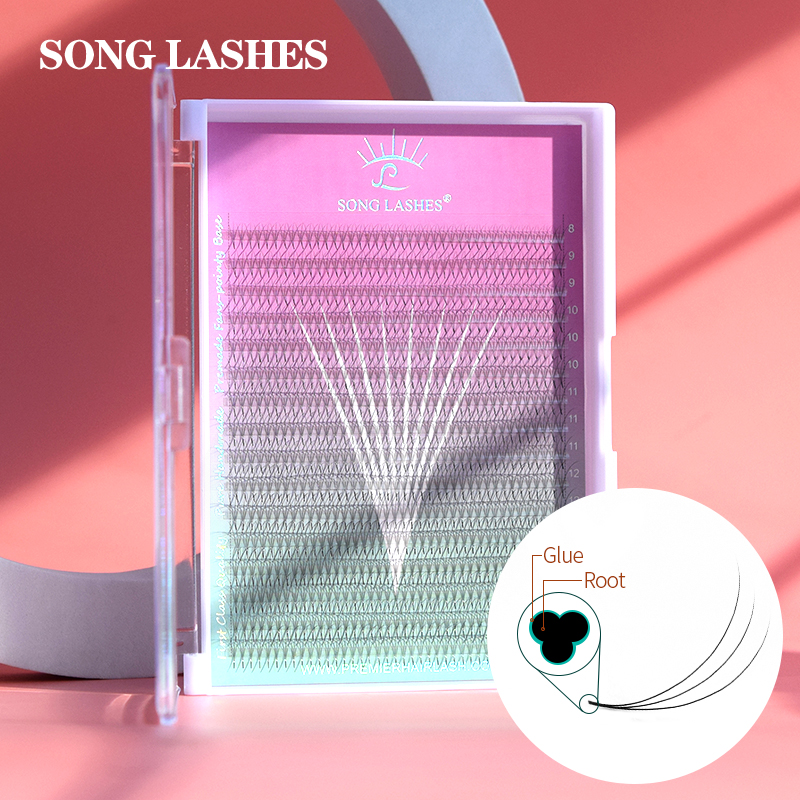 Lash Fan Volume - Song Lashes 3D8D10D Pointy Base Promade