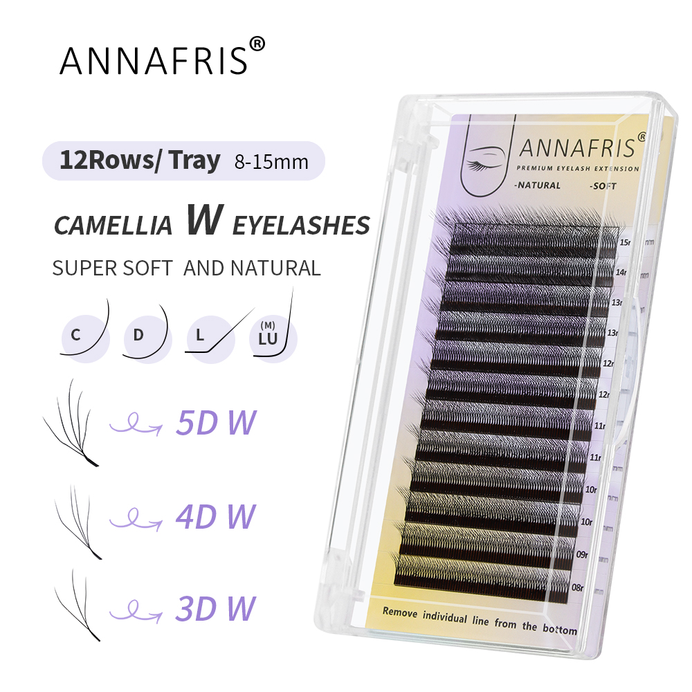 Lash Fan Volume - ANNAFRIS Camellia Volume Eyelash Extension 4D