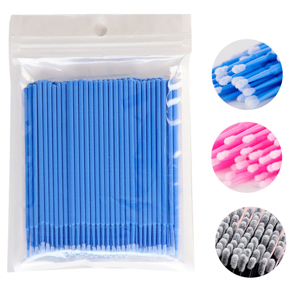 Eyelash Extension Vendor - 500/1000PCS Micro Brushes Eyelash Brushes Crystal