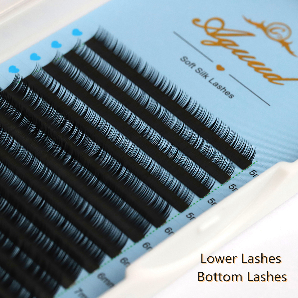 Eyelash Extension For Asian Eyes - ﻿ AGUUD Bottom Lower Individual Lashes