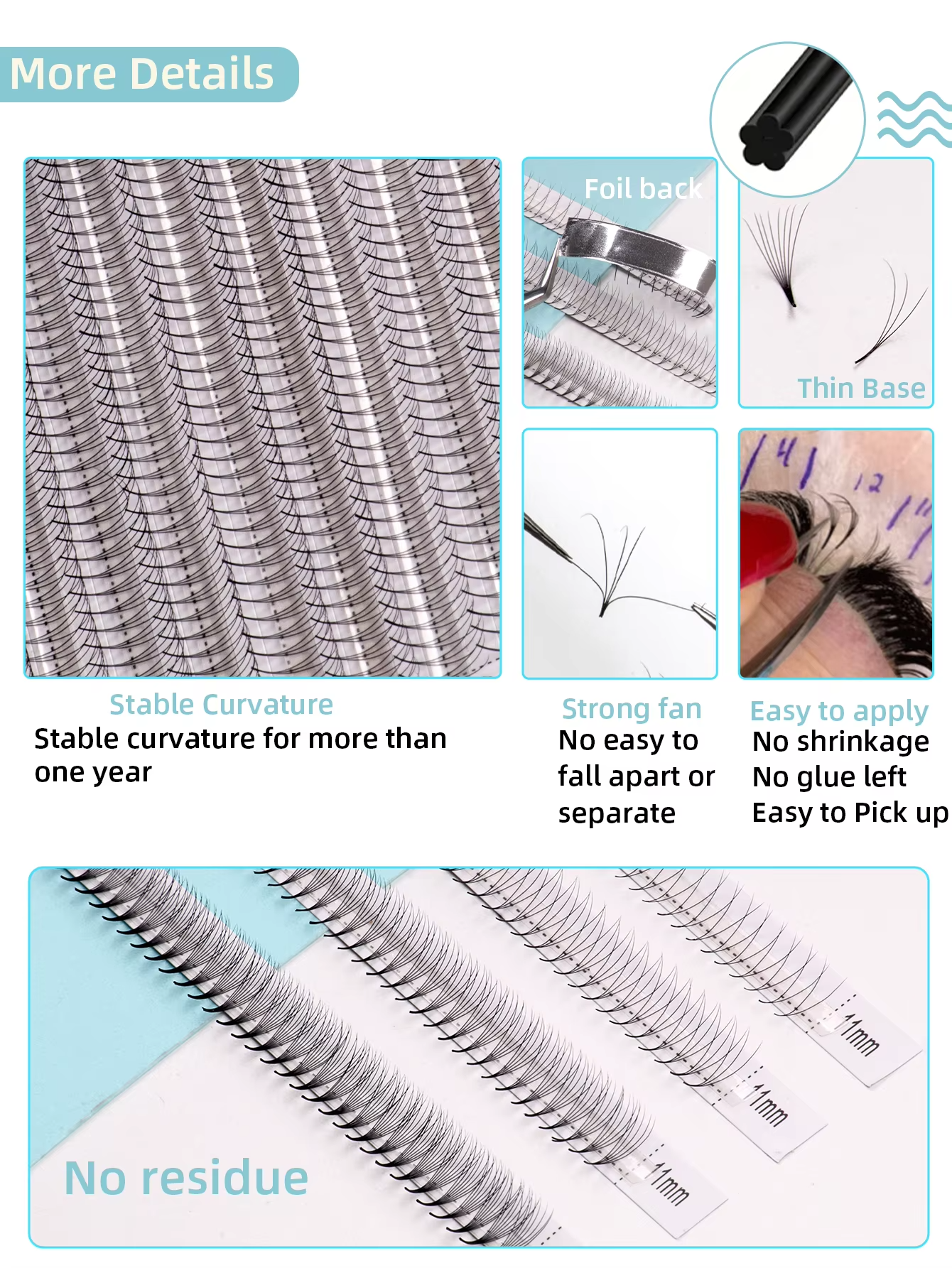 6D 8D 10D LC lashPre-made Volu - Lash Fan Volume ulasan dan harga