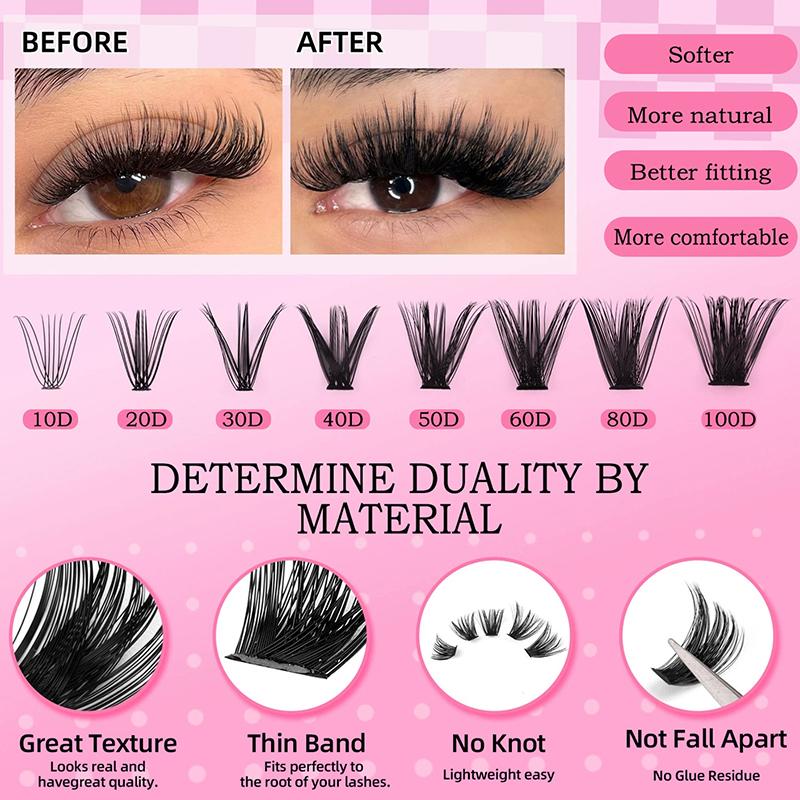Wispy Lash Extension Kit C Cur - Eyelash Extension For Asian Eyes ulasan dan harga