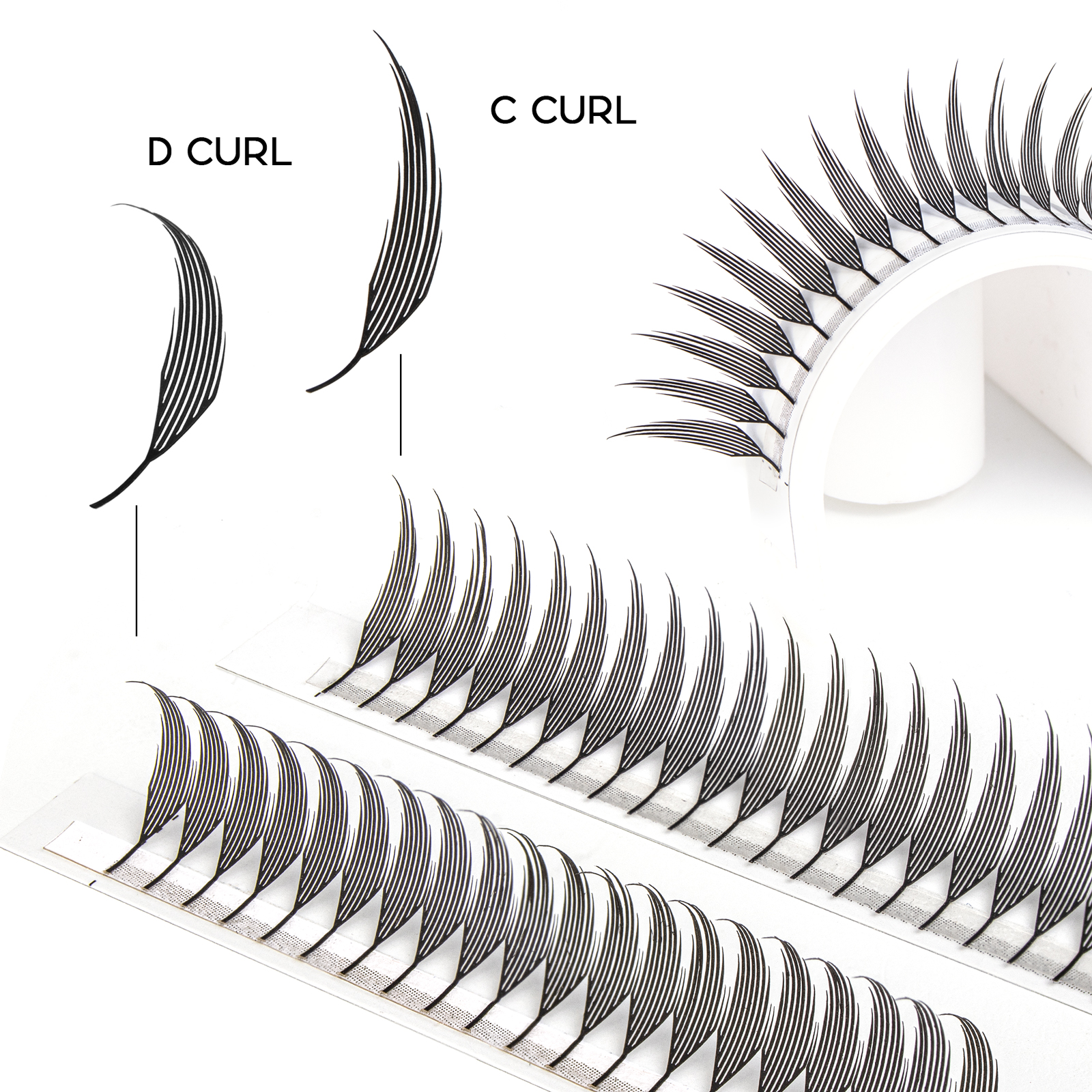 Befer Beauty Anime Lashes 240  - Eyelash Extension Anime Style ulasan dan harga