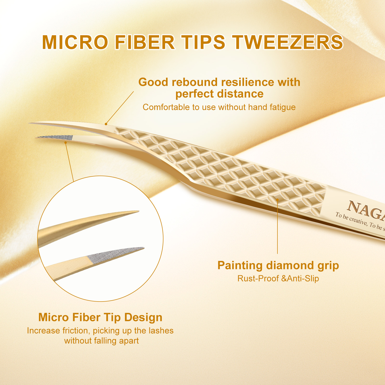 NAGARAKU AG Tweezers For Eyela - Eyelash Extension Usa ulasan dan harga