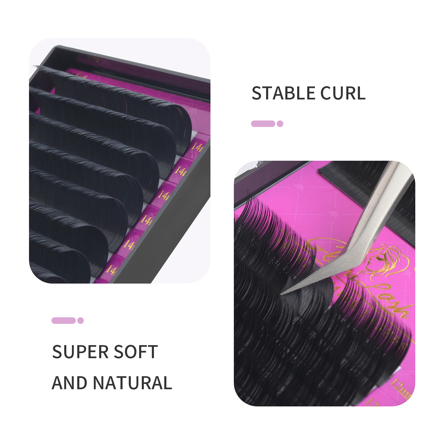 GLAMLASH 16Rows Premium Sable  - Eyelash Extension Single Lash ulasan dan harga