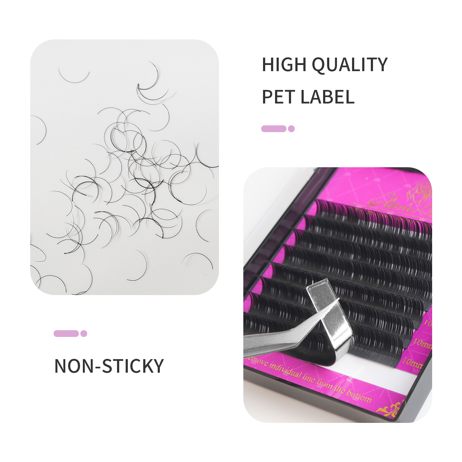 GLAMLASH 16Rows Premium Sable  - Eyelash Extension Single Lash ulasan dan harga