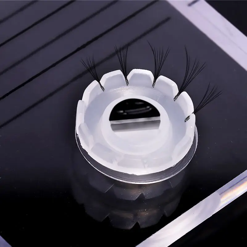 Acrylic Lash Tile with Glue Cu - Eyelash Extension Examples ulasan dan harga