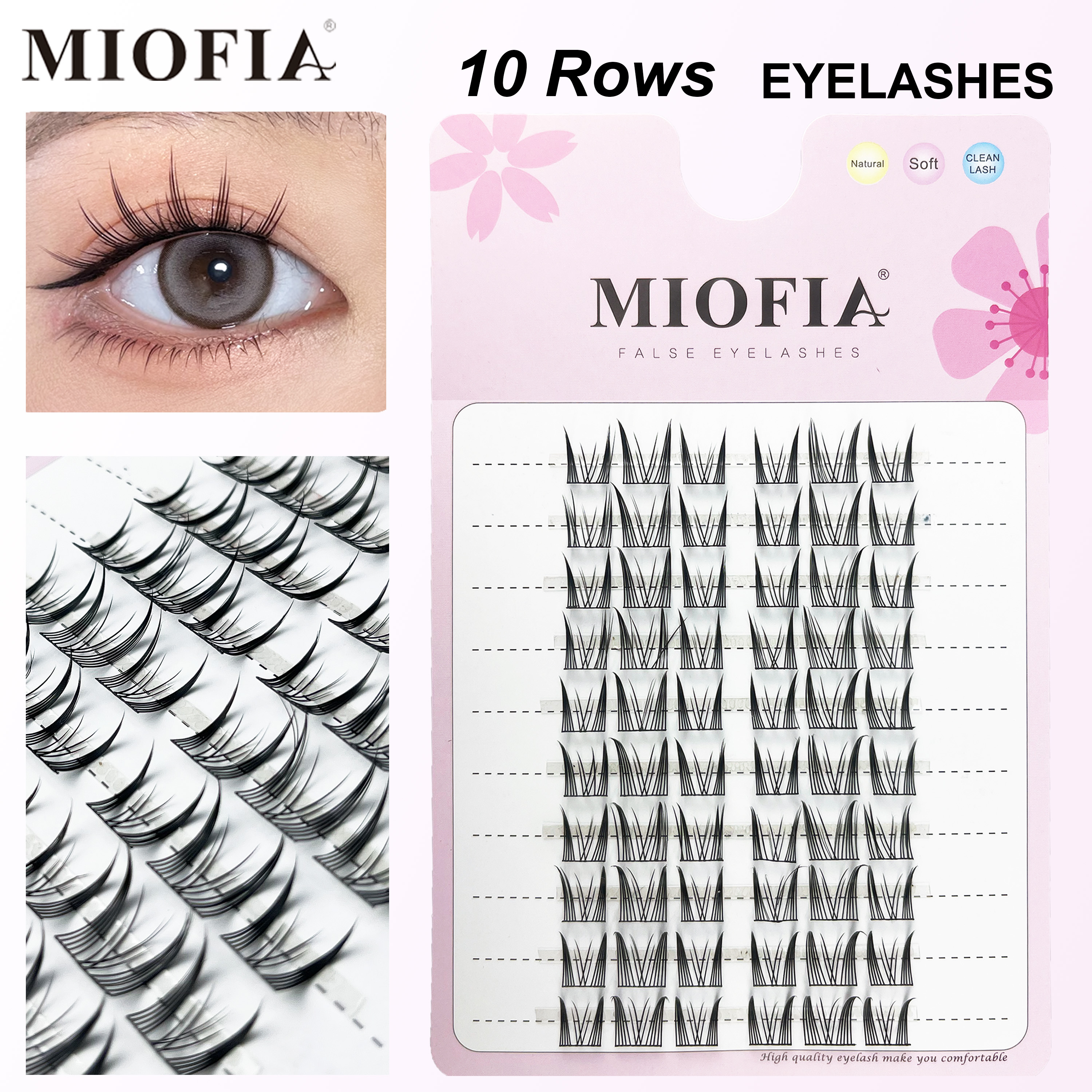 MIOFIA Manga False Eyelashes K - Eyelash Extension Anime Style ulasan dan harga