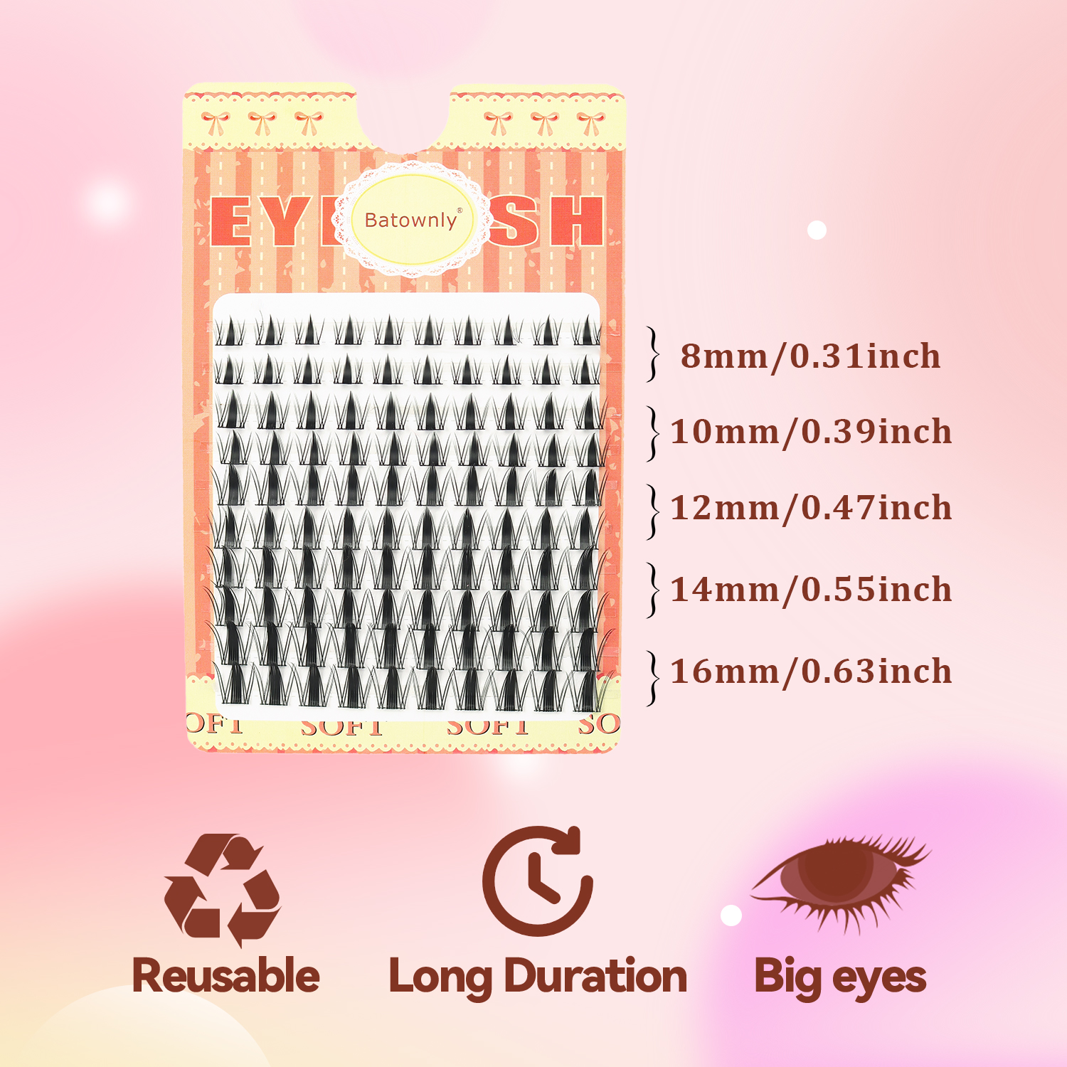 100 Clusters of Fairy Eyelashe - Eyelash Extension Anime Style ulasan dan harga