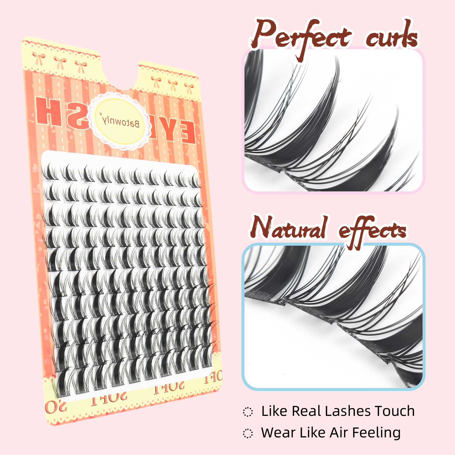 100 Clusters of Fairy Eyelashe - Eyelash Extension Anime Style ulasan dan harga