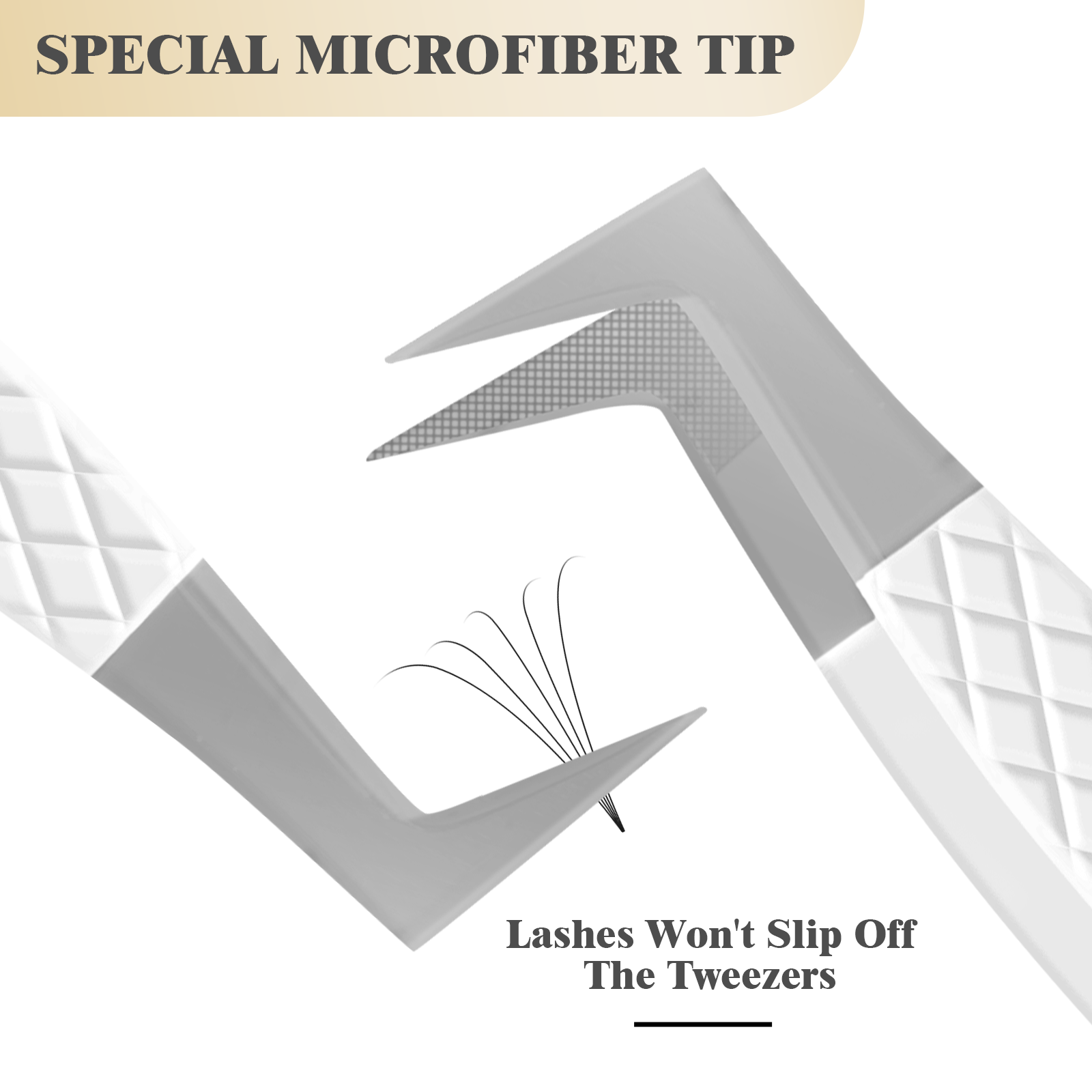Eyelash Extensions Tweezers  W - Eyelash Extension Logo ulasan dan harga