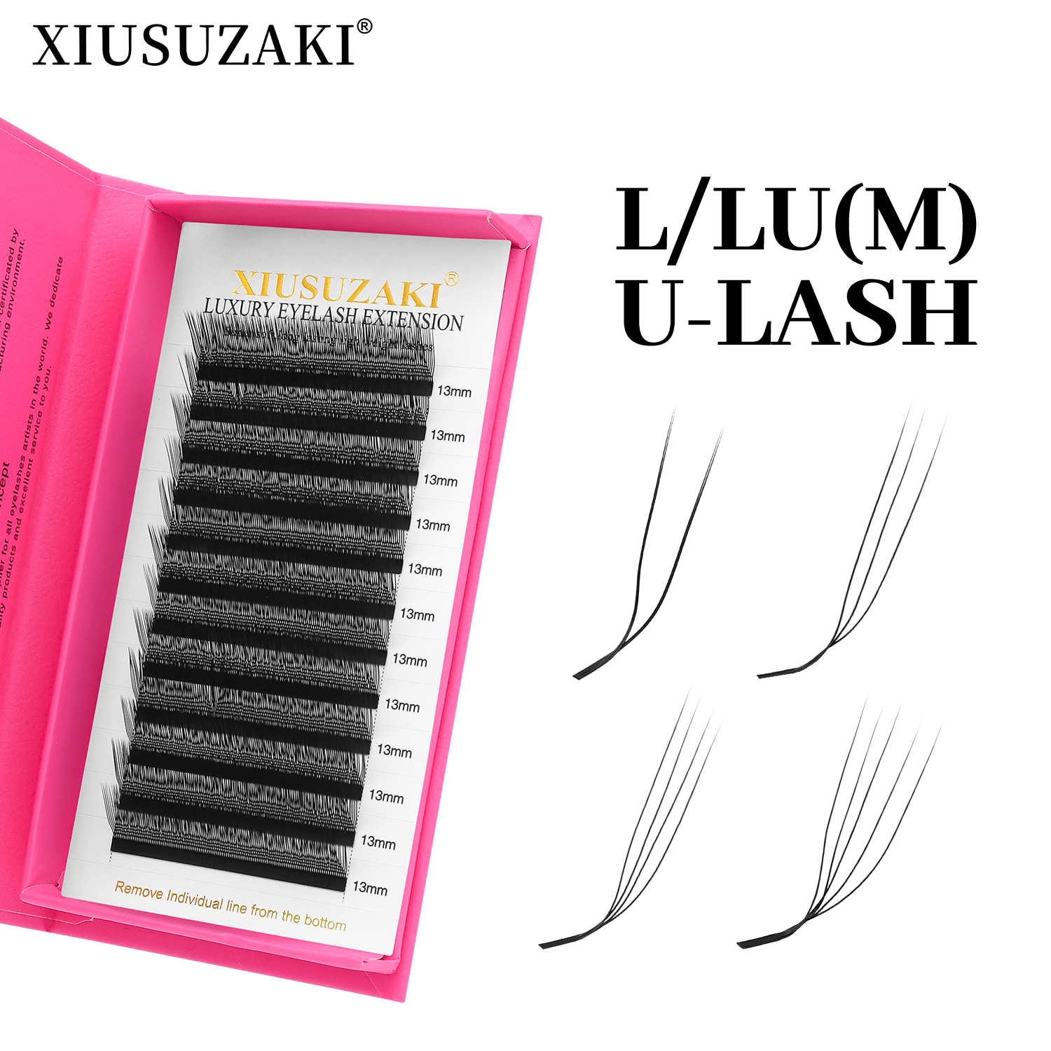 XIUSUZAKI L/LU/M Curl U/W Lash - Lash Fan Volume ulasan dan harga