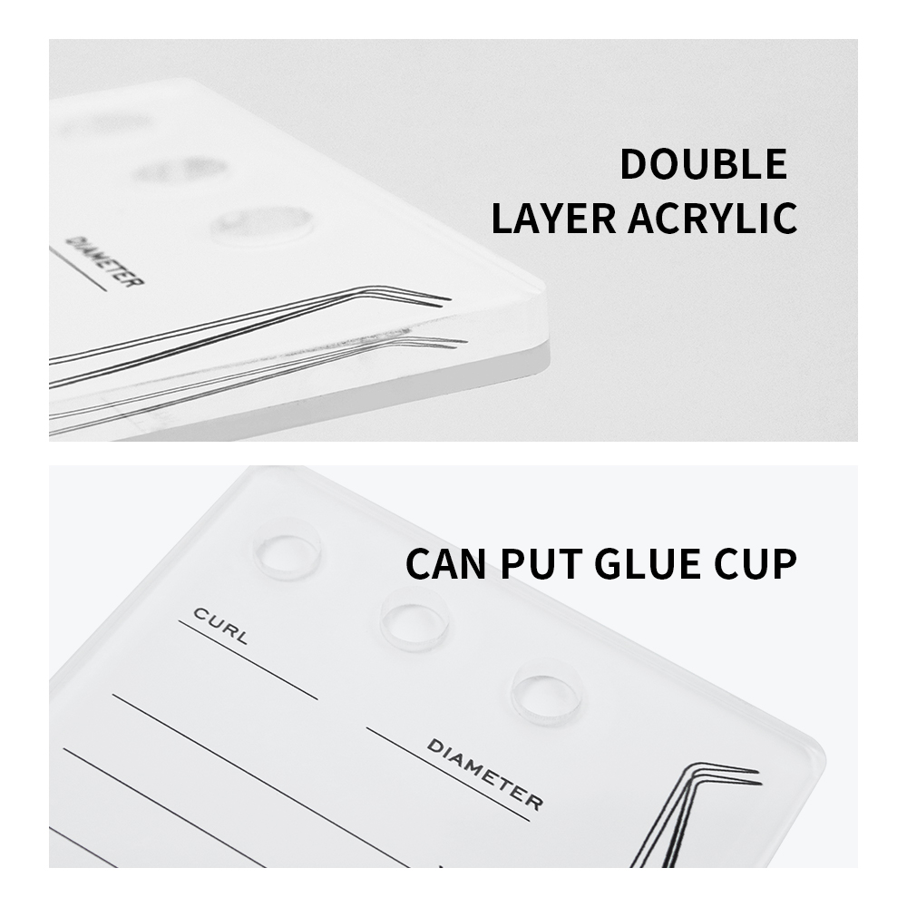 GAHAMACA Acrylic Lashes Holder - Eyelash Extension Examples ulasan dan harga
