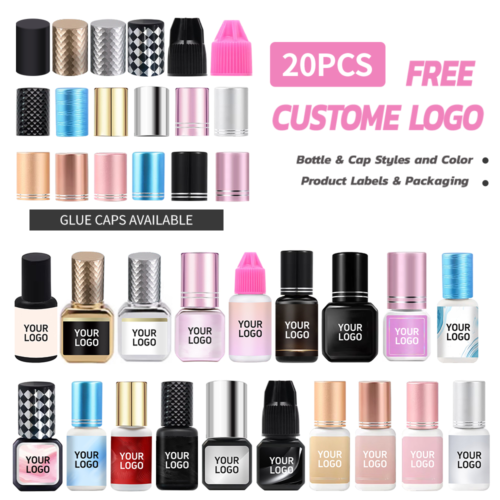 20PCS Custom Logo 0.1-2 Sec In - Eyelash Extension Logo ulasan dan harga