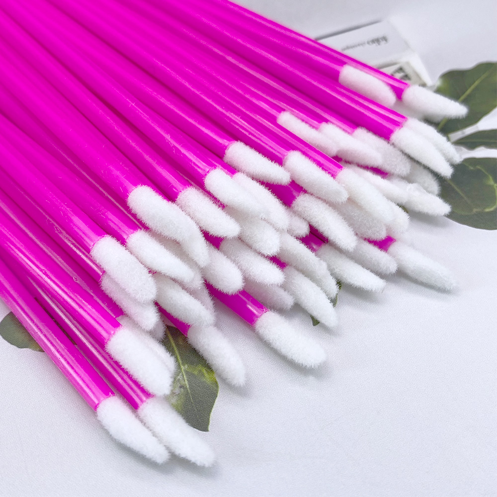 100Pcs Disposable Lip Brush Ey - Eyelash Extension Vendor ulasan dan harga