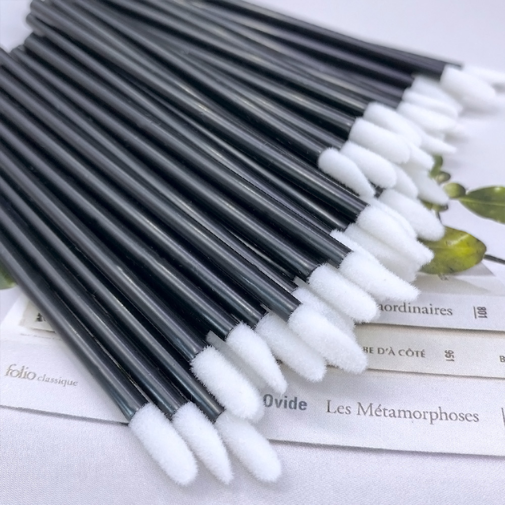 100Pcs Disposable Lip Brush Ey - Eyelash Extension Vendor ulasan dan harga