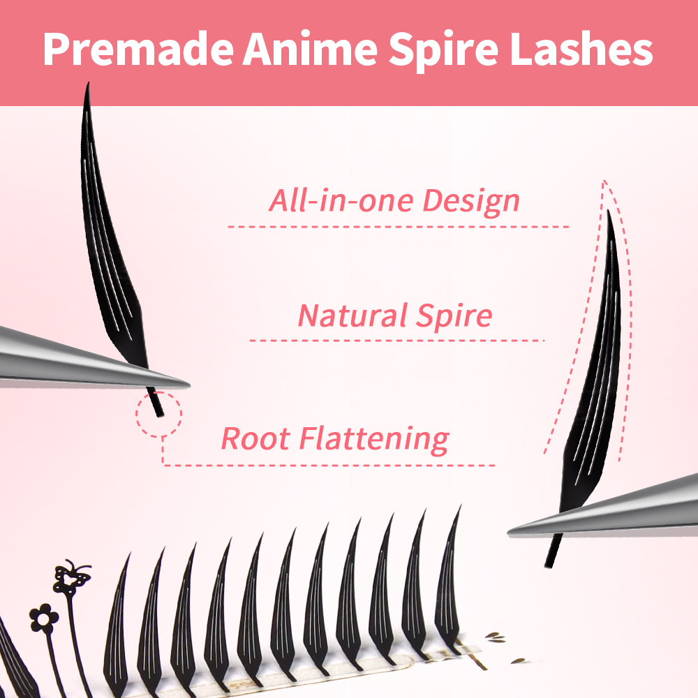 JEMEDO Fox Style Lashes Flying - Eyelash Extension Anime Style ulasan dan harga