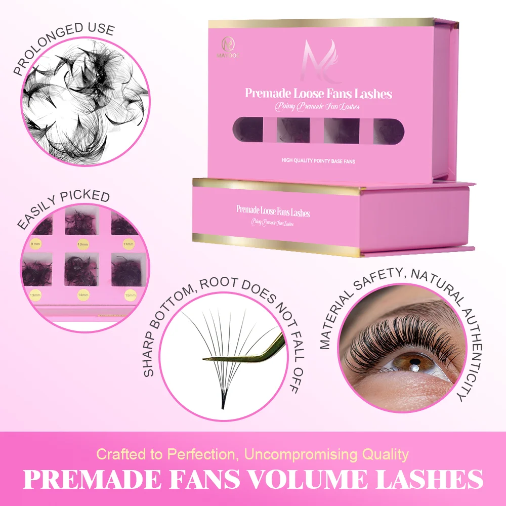 MAYOOC 800Fans Loose Fan Lashe - Eyelash Extension Logo ulasan dan harga