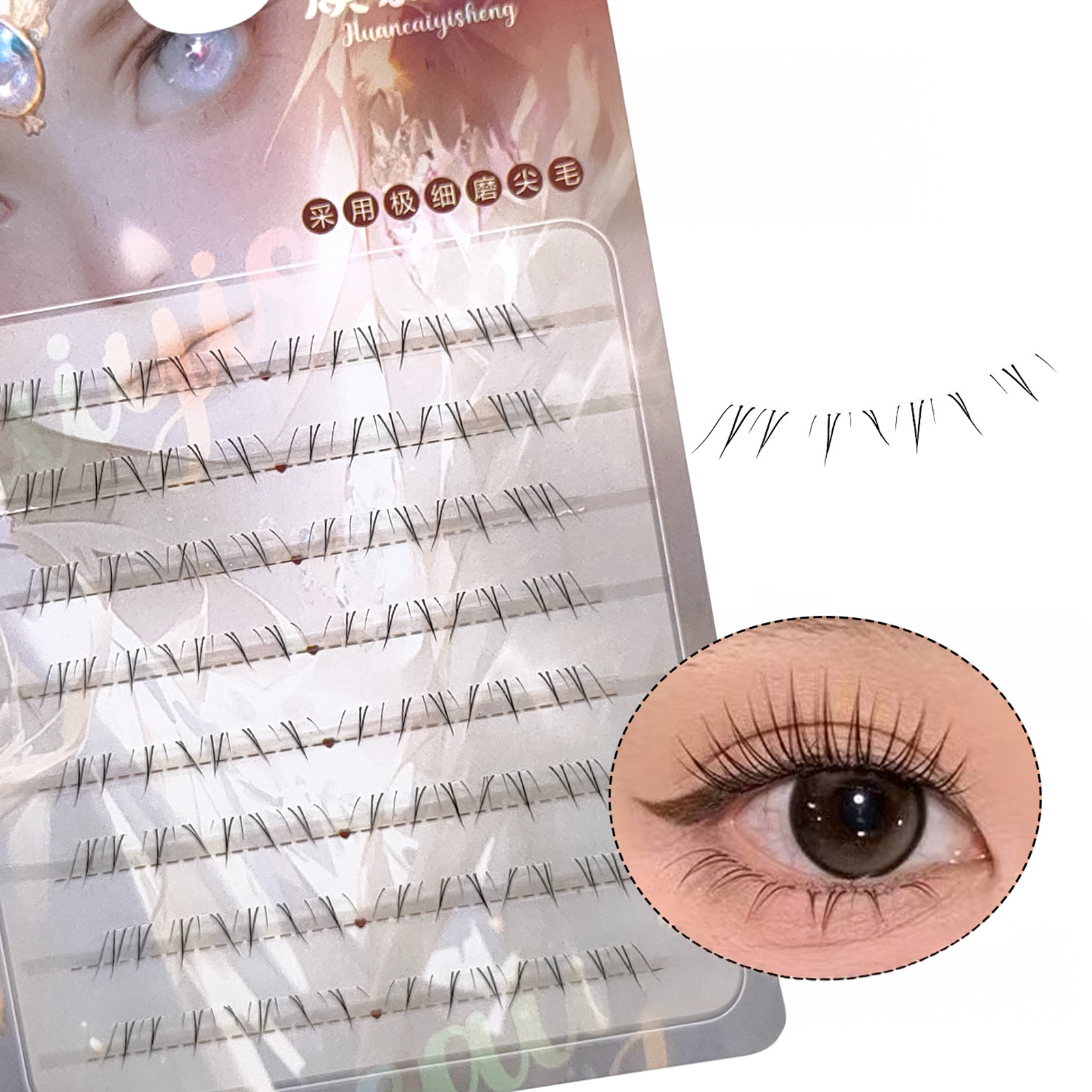 Soft Manga Bottom Lower Eyelas - Eyelash Extensions ulasan dan harga