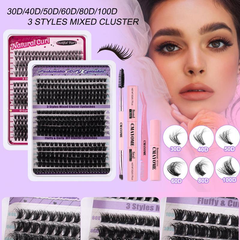 False Eyelashes Cluster Lashes - Eyelash Extension Equipment ulasan dan harga