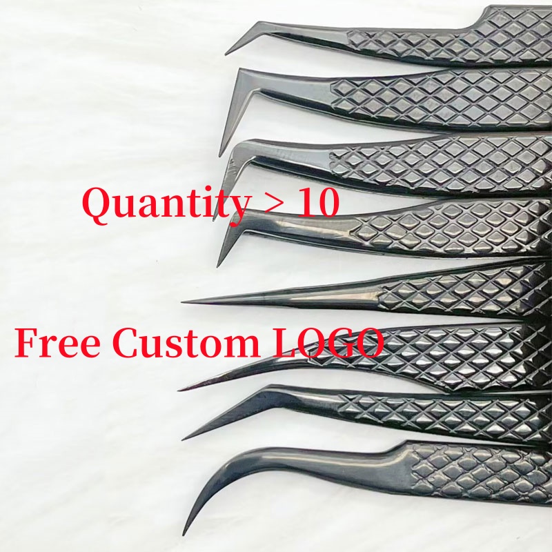 Precise False Lash Tweezers Fo - Eyelash Extension Logo ulasan dan harga