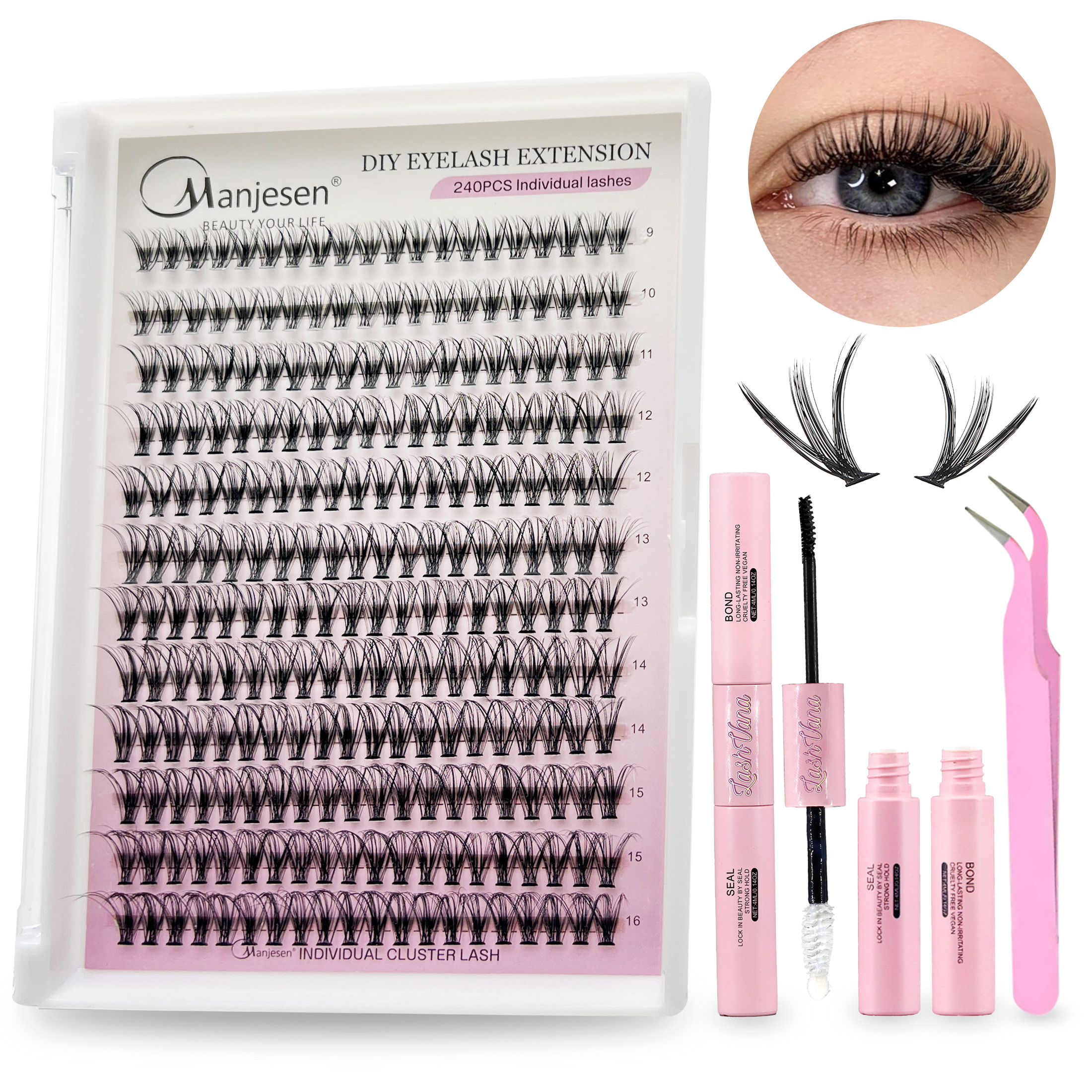 DIY Cluster Extension Lashes K - Eyelash Extension Equipment ulasan dan harga
