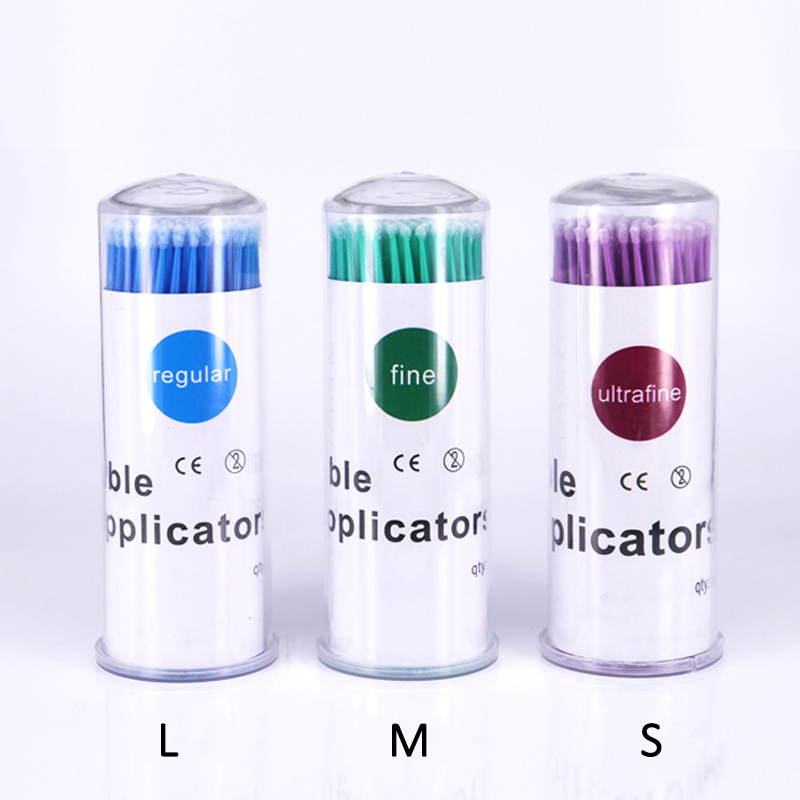 100Pcs/bottle MicroBrush For E - Eyelash Extensions ulasan dan harga