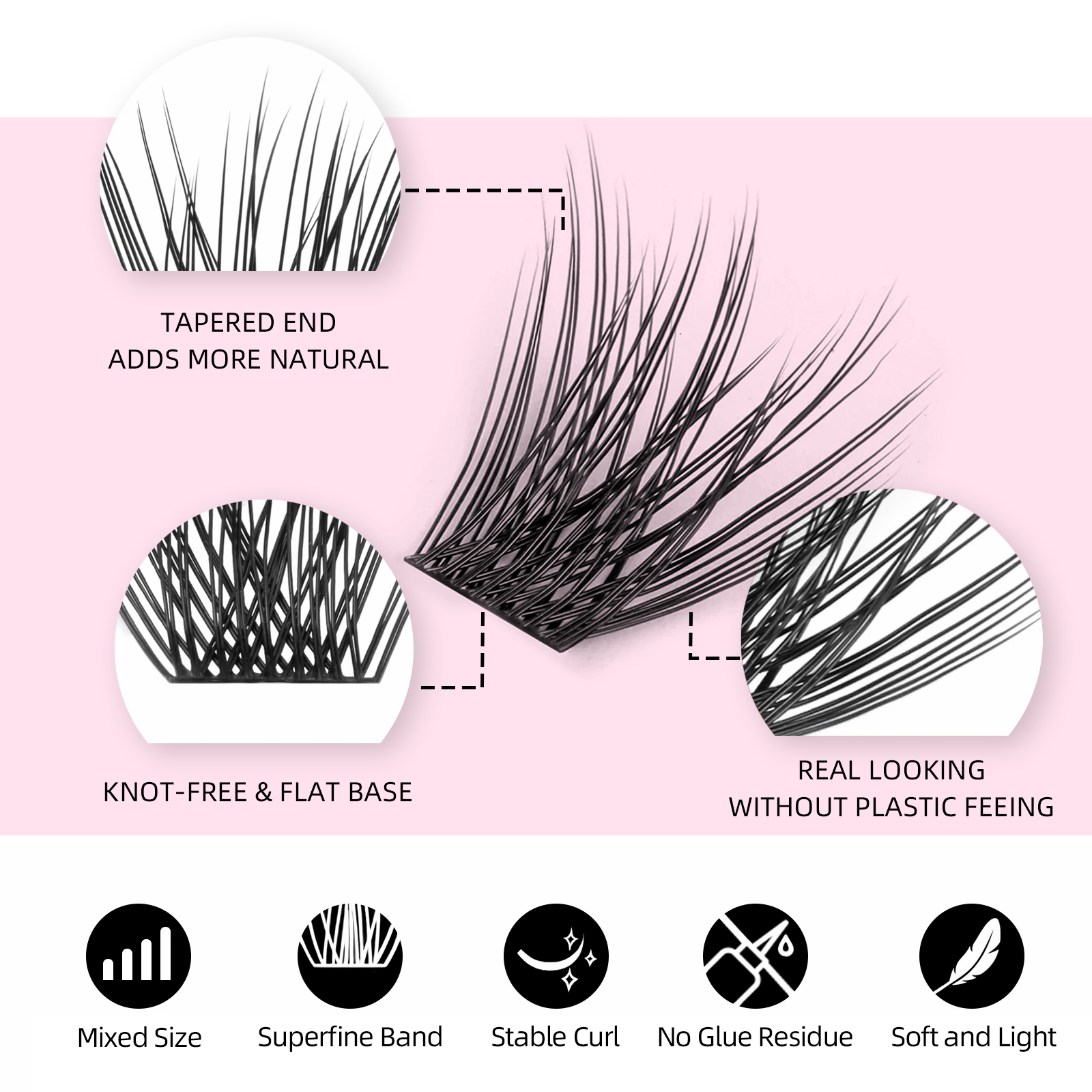 144 Large Capacity YUANZHIJIE  - Eyelash Extension Single Lash ulasan dan harga