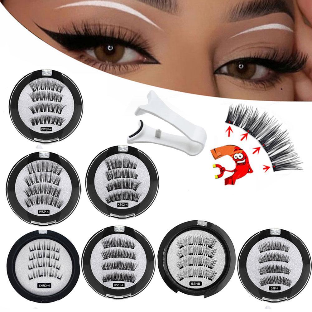 2 Pair 3D Magnetic False Eyela - Eyelash Extension For Asian Eyes ulasan dan harga