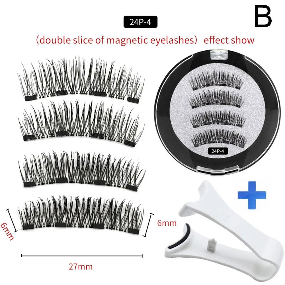 2 Pair 3D Magnetic False Eyela - Eyelash Extension For Asian Eyes ulasan dan harga