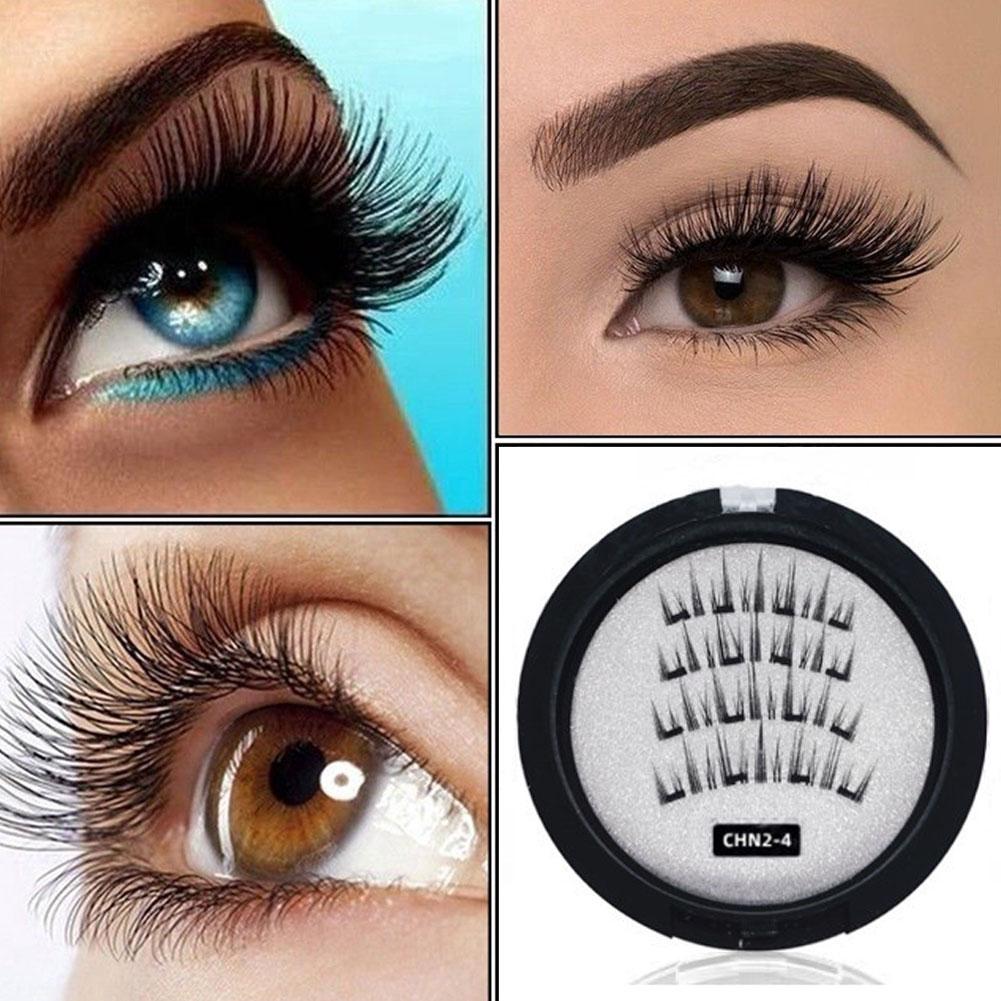 2 Pair 3D Magnetic False Eyela - Eyelash Extension For Asian Eyes ulasan dan harga