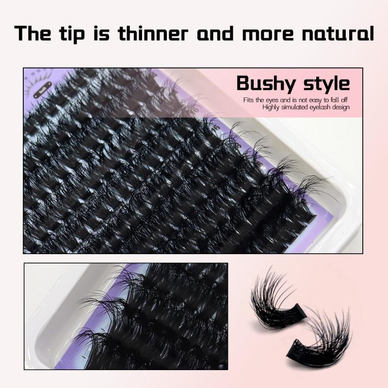 14 Rows Lash Clusters Spikes E - Eyelash Extension Vendor ulasan dan harga