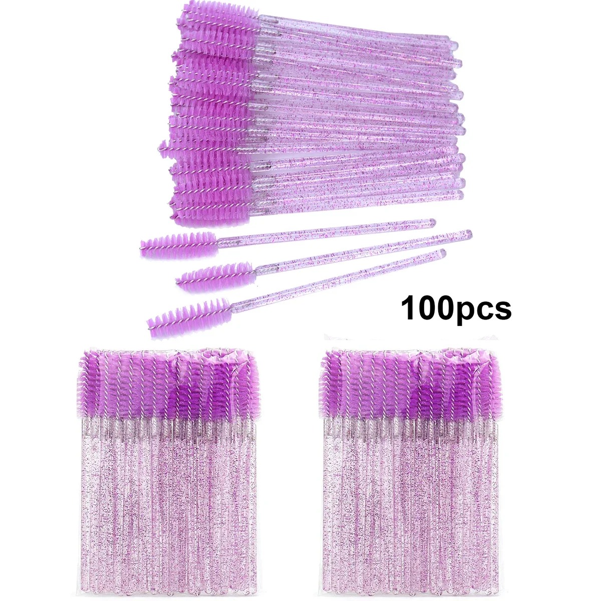 100pcs Disposable Eyelash Brus - Eyelash Extension Vendor ulasan dan harga