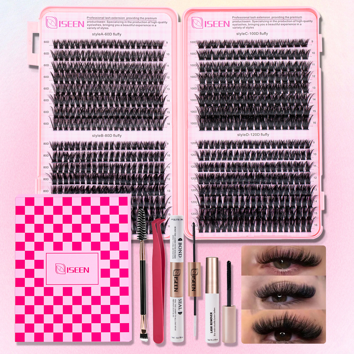Individual False Eyelashes Mix - Eyelash Extension For Asian Eyes ulasan dan harga