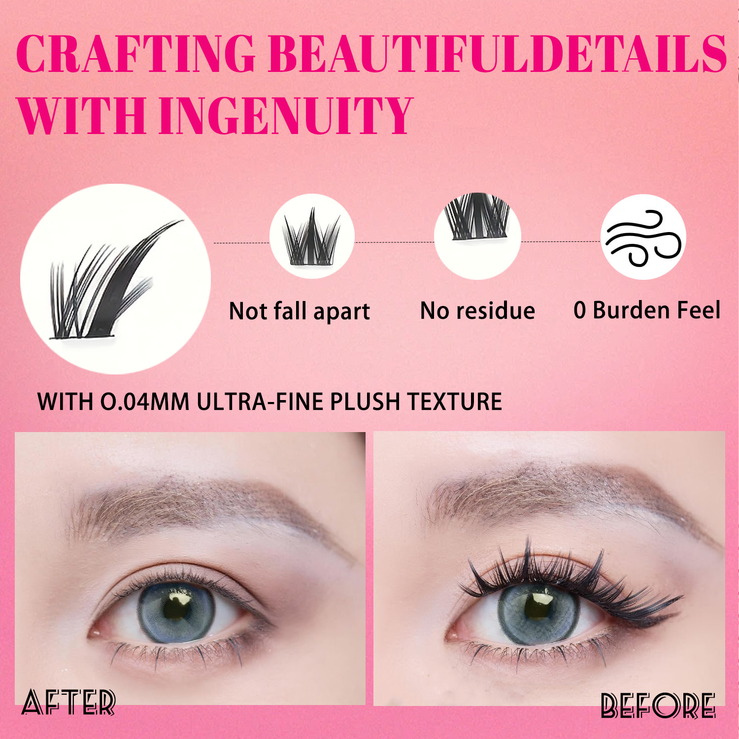 192 Pieces of False Eyelashes, - Eyelash Extension Single Lash ulasan dan harga