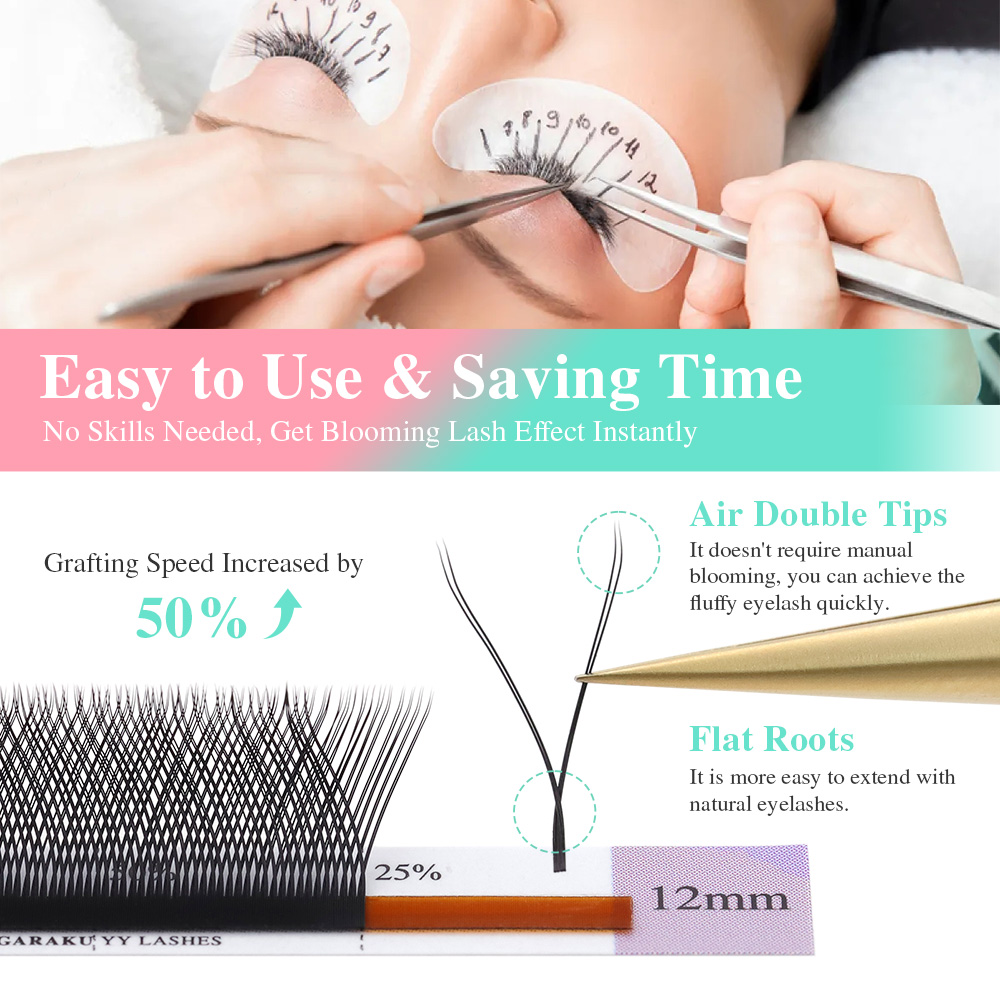 NAGARAKU Ship From USA 10 Case - Eyelash Extension Usa ulasan dan harga