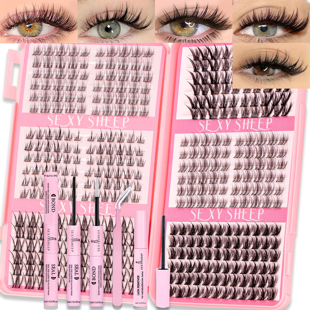DIY Eyelashes Clusters Natural - Eyelash Extension For Asian Eyes ulasan dan harga