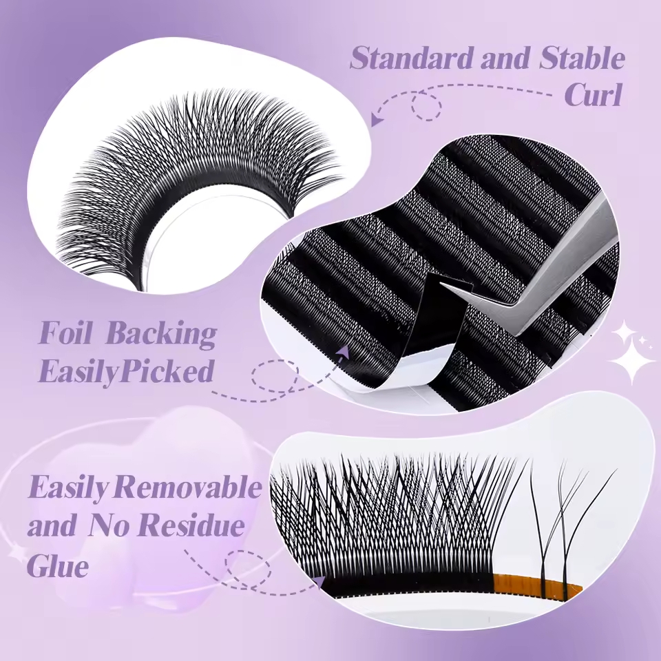 WENDY 2D YY Shape C/D Curl Eya - Eyelash Extension C Curl ulasan dan harga
