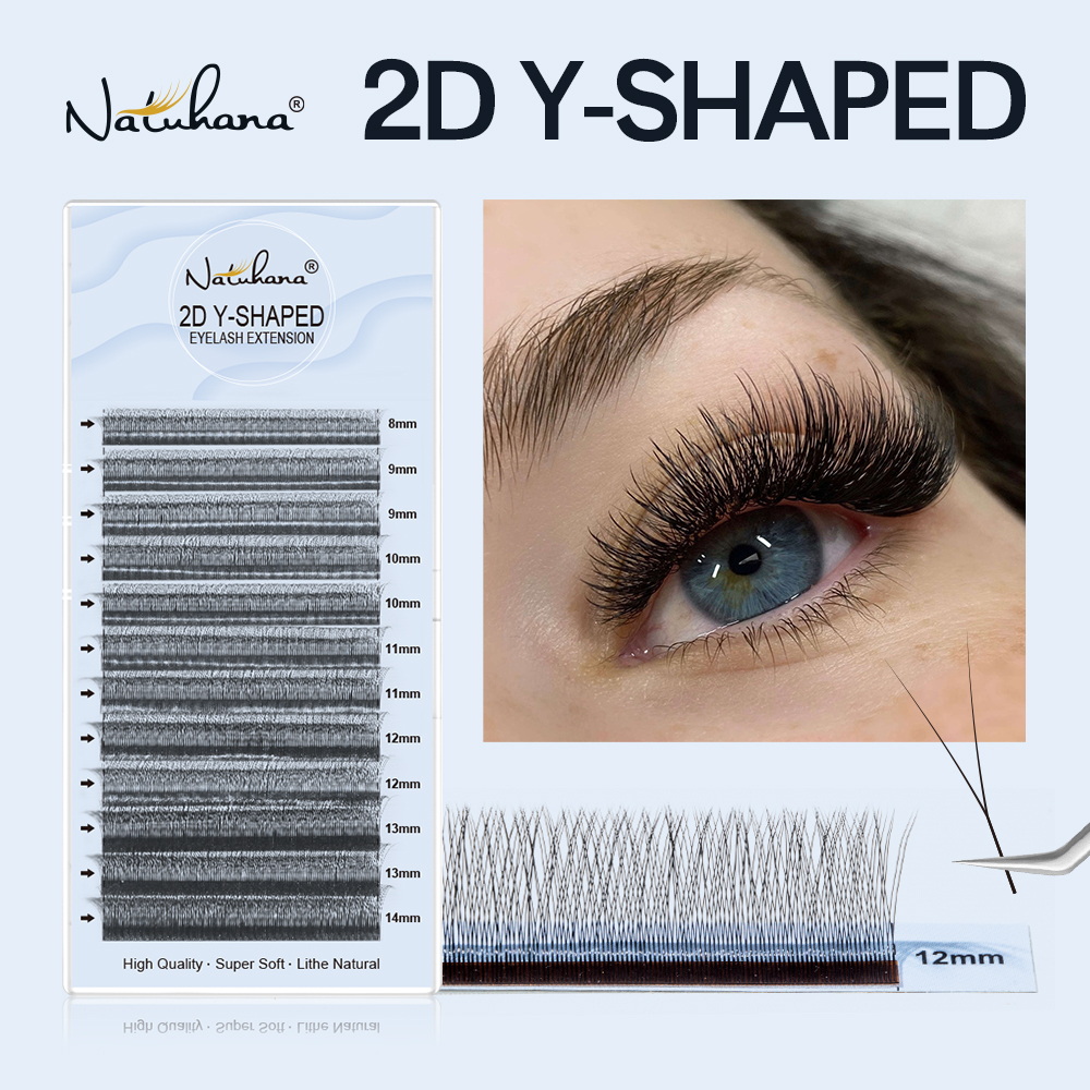 NATUHANA Single Tip 2D YY Lash - Eyelash Extension Single Lash ulasan dan harga