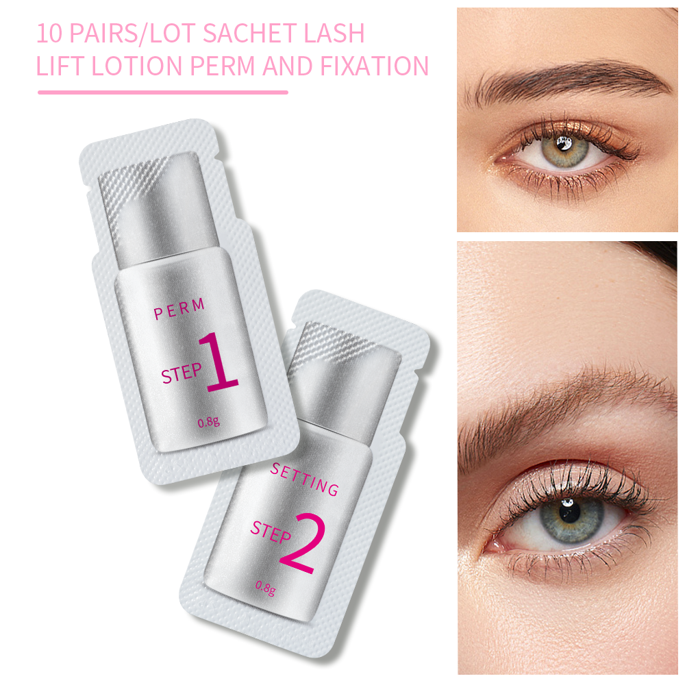 10 Pairs/Lot Eyelash Lifting L - Eyelash Extension Logo ulasan dan harga