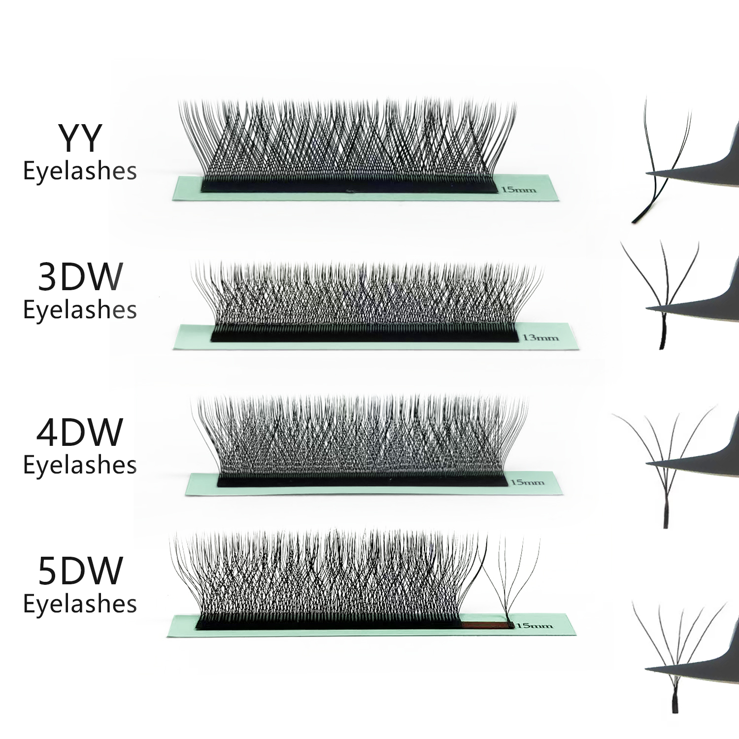 6DW Lash Extensions 5DW Premad - Eyelash Extension Logo ulasan dan harga