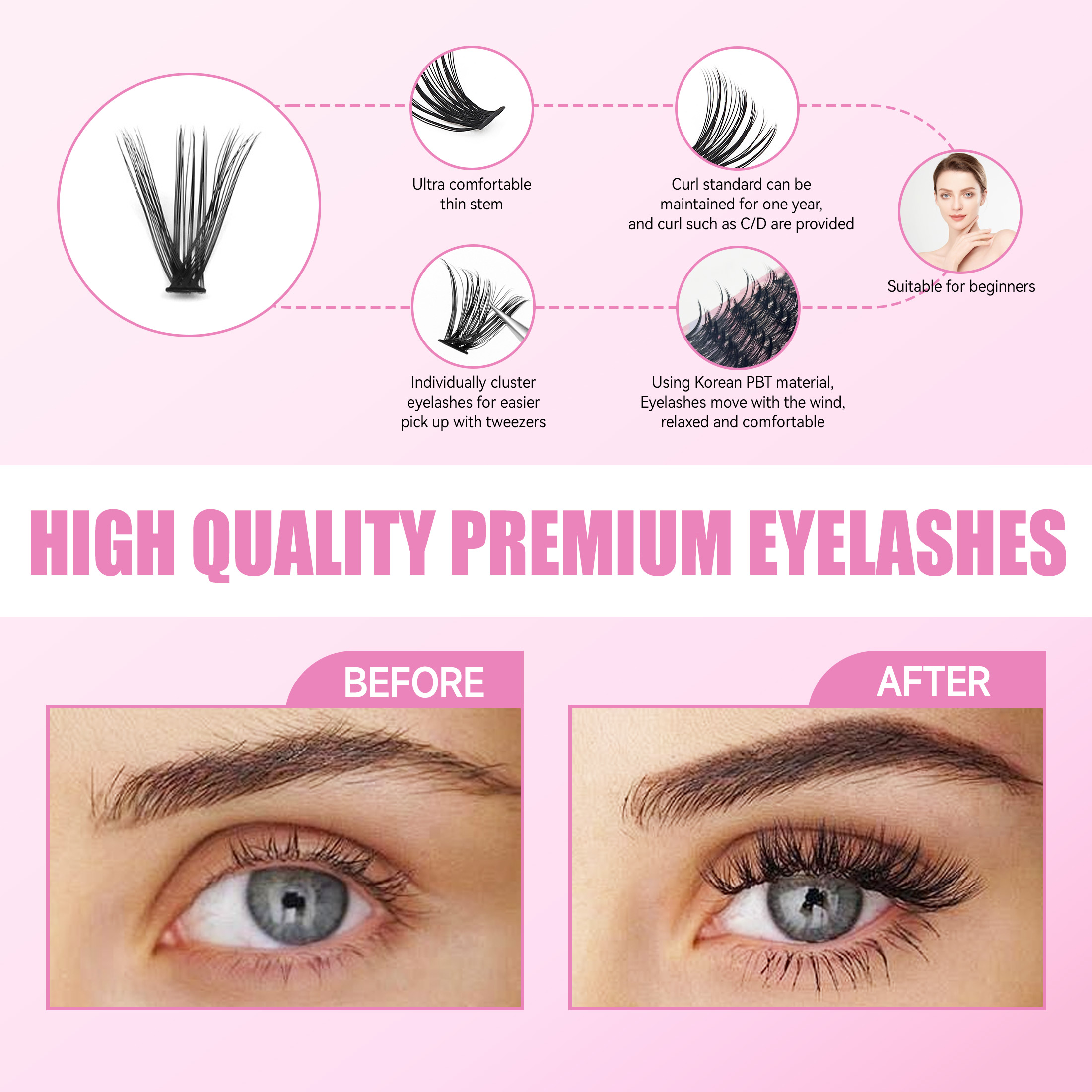 DIY Lashes Extension Kit Eyela - Eyelash Extension Equipment ulasan dan harga