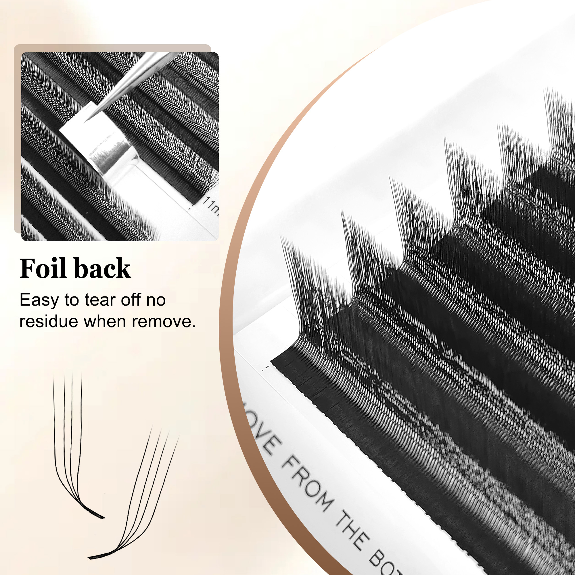CoMango 3D 4D 5D U Shaped LU C - Eyelash Extension For Asian Eyes ulasan dan harga