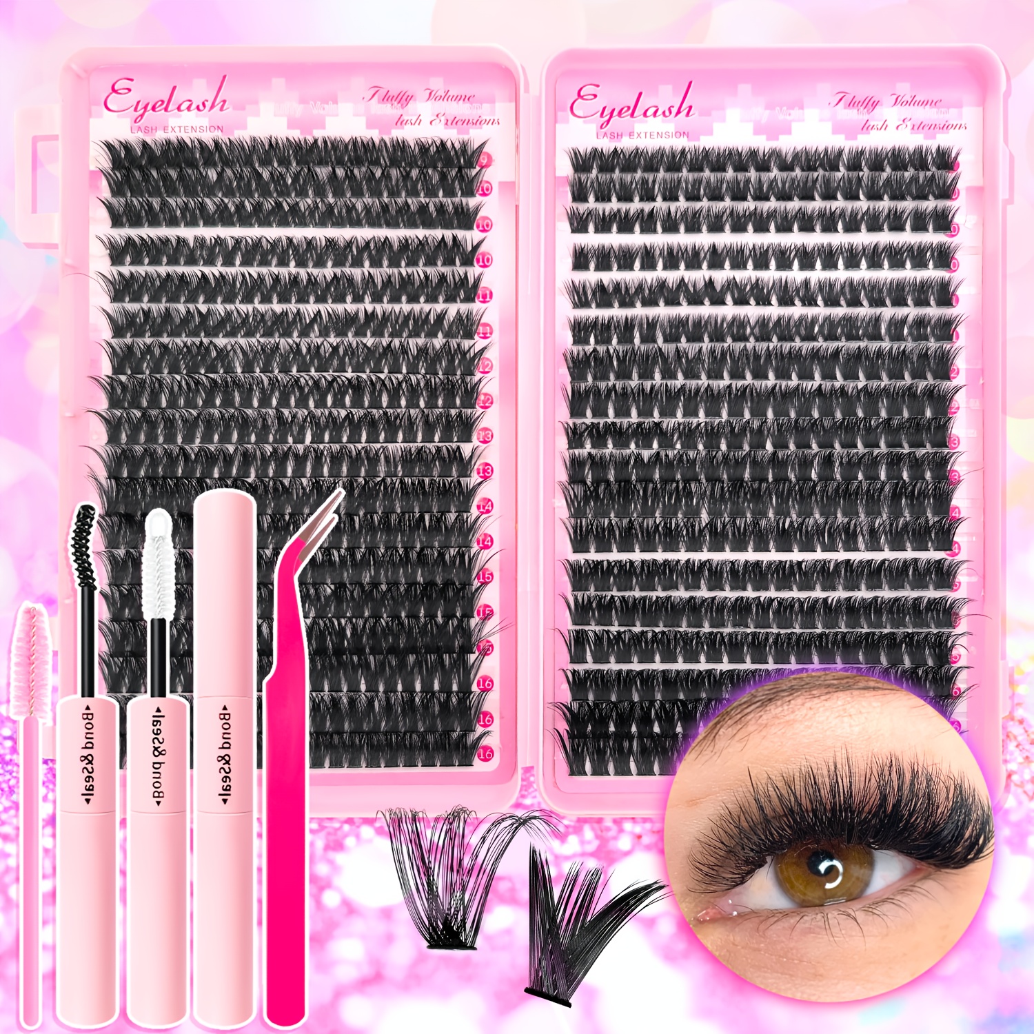 720/200pcs eyelash Extension K - Eyelash Extension Equipment ulasan dan harga