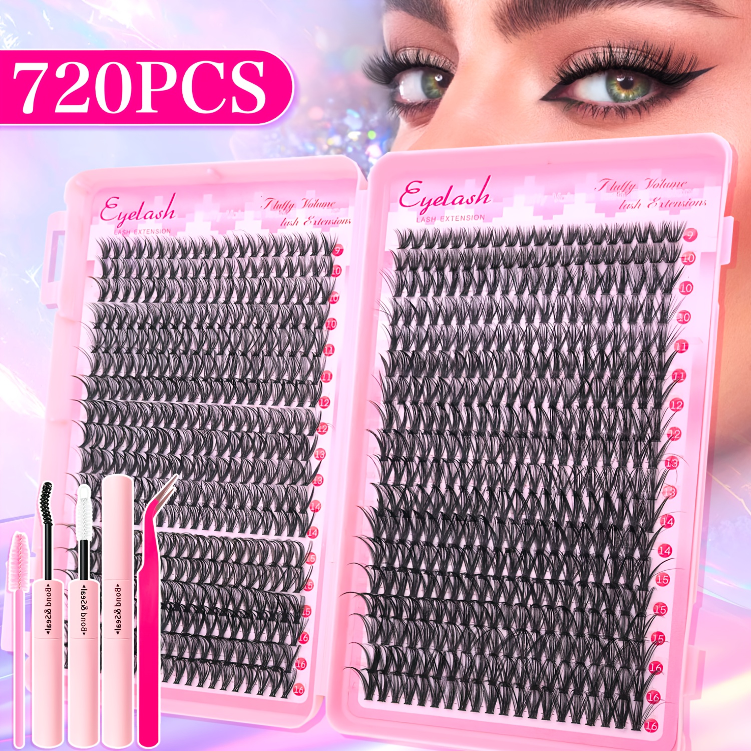 720/200pcs eyelash Extension K - Eyelash Extension Equipment ulasan dan harga
