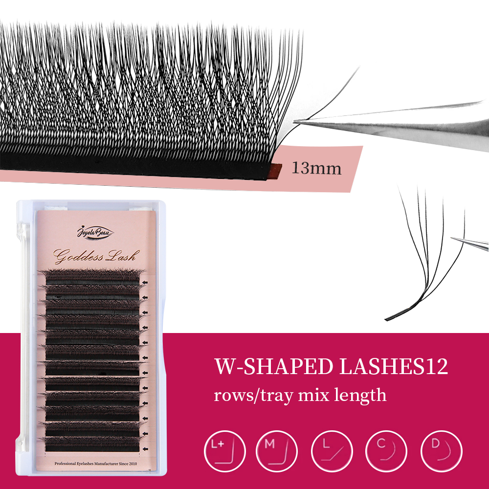 Goddess W3D 4D 5D M Curl Eyela - Eyelash Extension For Asian Eyes ulasan dan harga